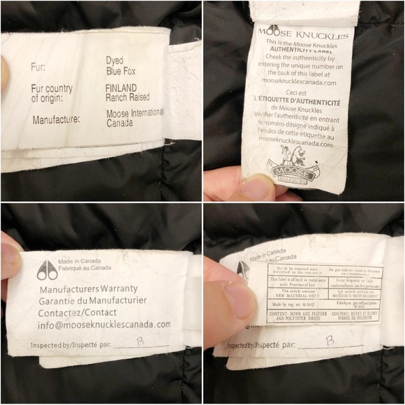 Moose Knuckles Original Stirling Parka Black Down Winter Coat Outerwear Jacket. - Picture 10 of 16